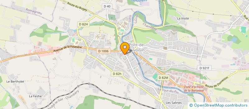 localisation de l'entreprise TOUT L IMMOBILIER  LE PONT-DE-BEAUVOISIN