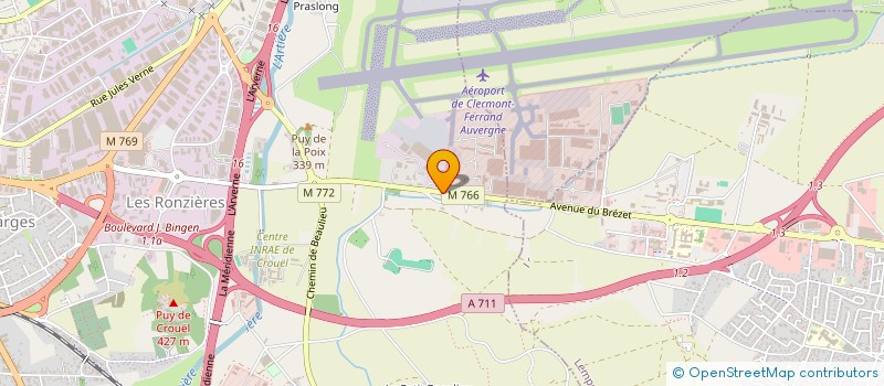 localisation de l'entreprise TOUT LE CONFORT  CLERMONT-FERRAND