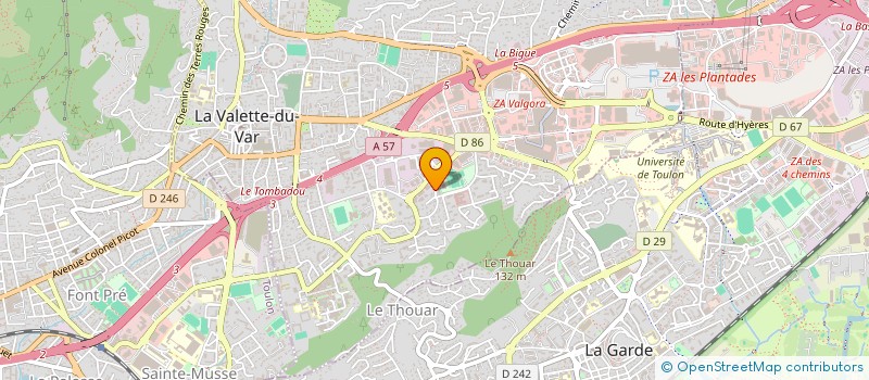 localisation de l'entreprise TOUT LE GAZ à LA VALETTE-DU-VAR