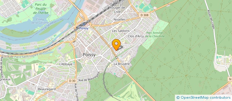 localisation de l'entreprise TOUT LE MONDE A LE DROIT DE REUSSIR  POISSY