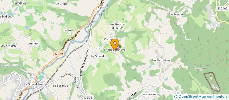 localisation de l'entreprise TOUT MELANZE  COURZIEU