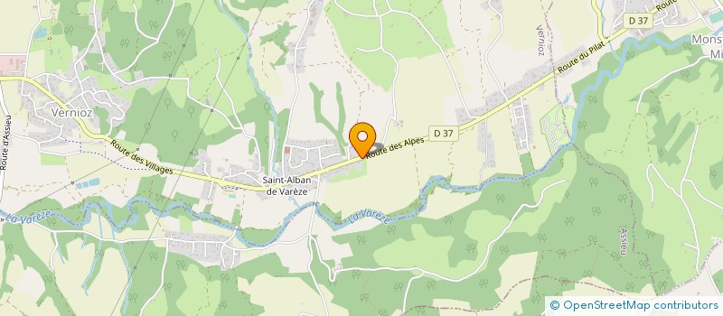 localisation de l'entreprise TOUT METAL CREATION (TMC)  VERNIOZ