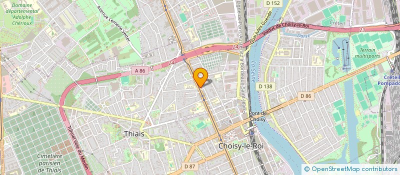 localisation de l'entreprise TOUT MOUN SE MOUN.97 TMSM97  CHOISY-LE-ROI