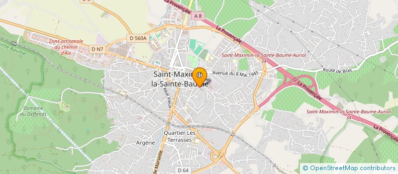 localisation de l'entreprise TOUT NAT SAINT MAX à SAINT-MAXIMIN-LA-SAINTE-BAUME
