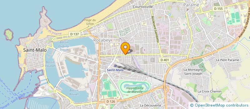 localisation de l'entreprise TOUT NET à SAINT-MALO