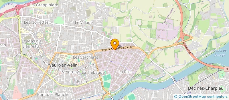 localisation de l'entreprise TOUT NET NETTOYAGE à VAULX-EN-VELIN