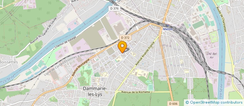 localisation de l'entreprise TOUT NET SERVICE à DAMMARIE LES LYS