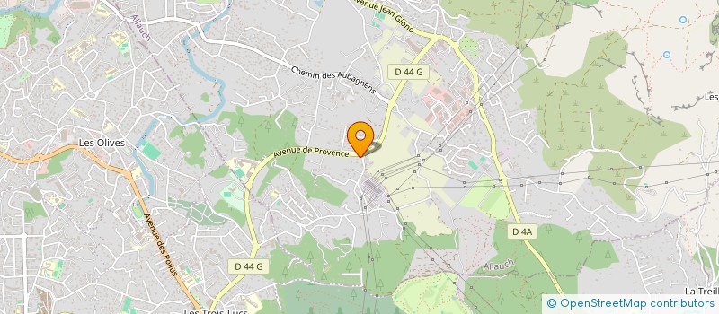 localisation de l'entreprise TOUT NET SERVICES  ALLAUCH