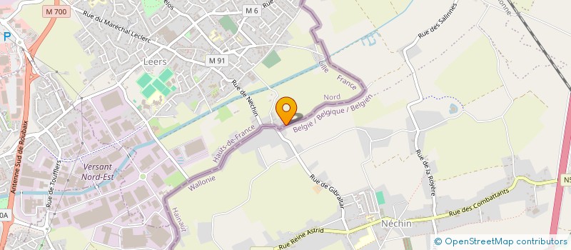 localisation de l'entreprise TOUT OEUVRE  LEERS