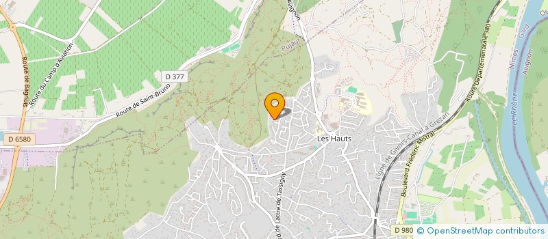 localisation de l'entreprise TOUT' OUIE  VILLENEUVE-LES-AVIGNON