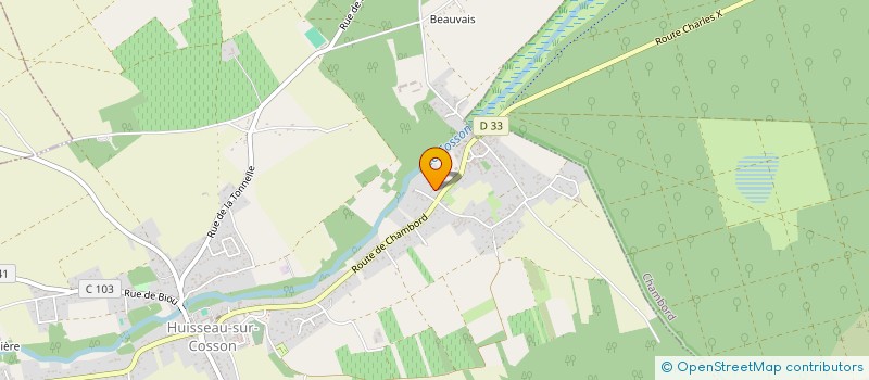 localisation de l'entreprise TOUT P'TITS 41 à HUISSEAU-SUR-COSSON