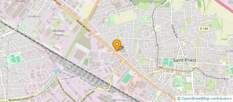 localisation de l'entreprise TOUT PALETTE NEGOCE  SAINT-PRIEST