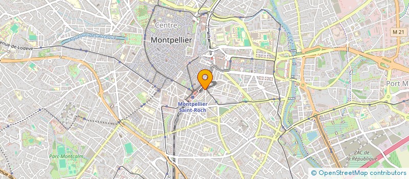 localisation de l'entreprise TOUT PART DE LA  SARL  MONTPELLIER