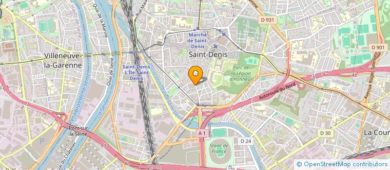 localisation de l'entreprise TOUT PLACO  SAINT DENIS