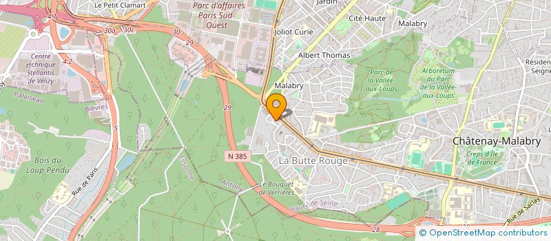 localisation de l'entreprise TOUT POULET  CHATENAY-MALABRY