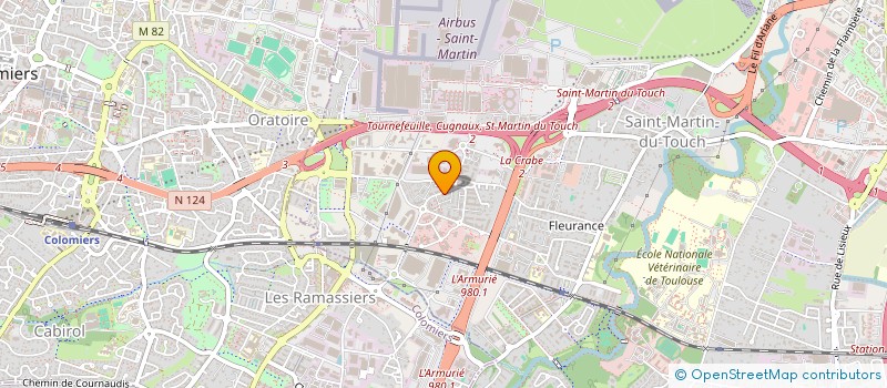 localisation de l'entreprise TOUT POUR EUX à TOULOUSE