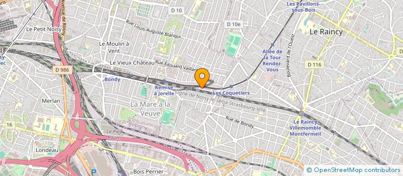 localisation de l'entreprise TOUT POUR L'EQUIPEMENT DU GARAGE  BONDY