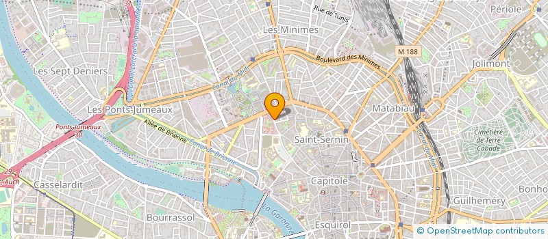 localisation de l'entreprise TOUT POUR L'HOMME à TOULOUSE