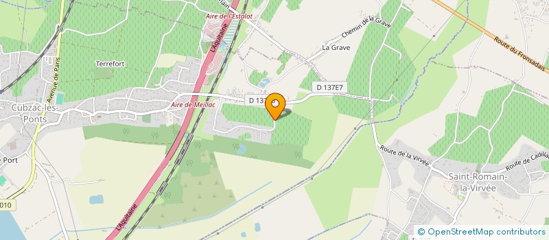 localisation de l'entreprise TOUT POUR L'INDUSTRIE à CUBZAC-LES-PONTS