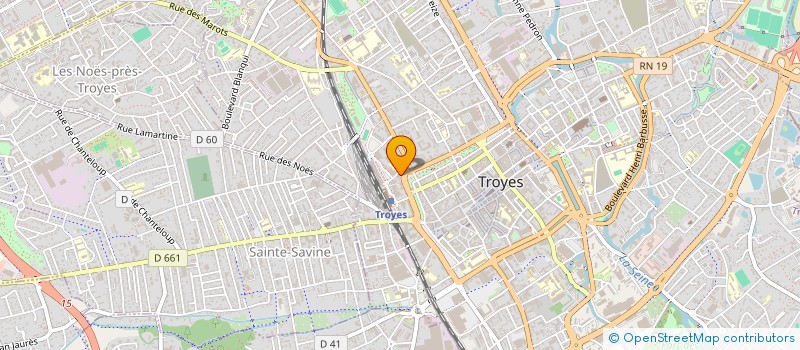 localisation de l'entreprise TOUT POUR LA CHANSON à TROYES