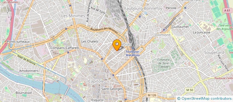 localisation de l'entreprise TOUT POUR LA DANSE à TOULOUSE