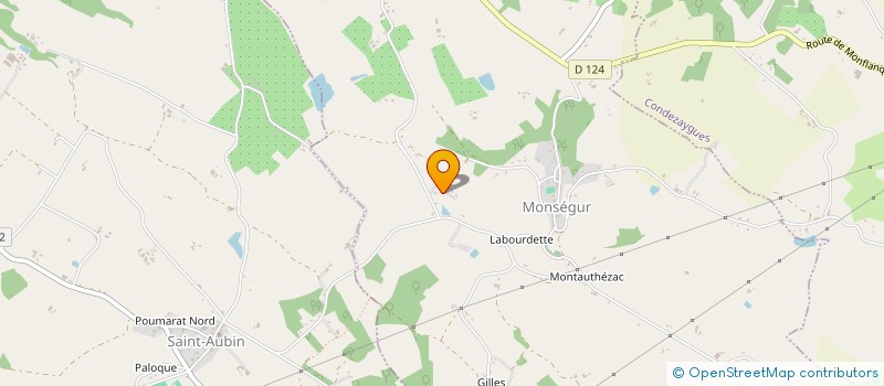 localisation de l'entreprise TOUT POUR LA MUSIQUE  MONSEGUR