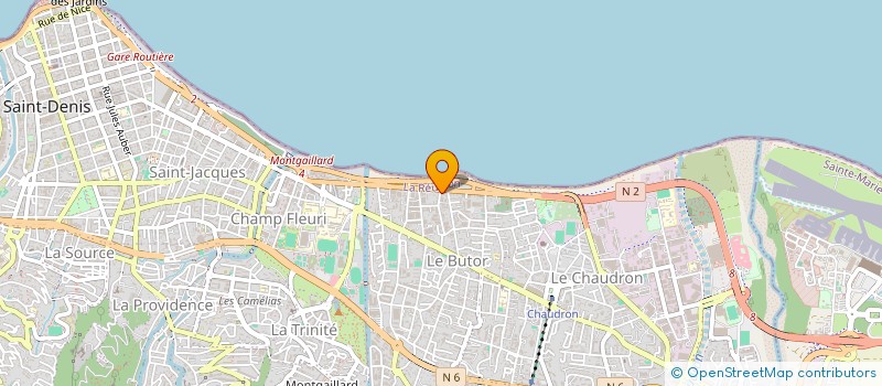localisation de l'entreprise TOUT POUR LA SECURITE ET L'HYGIENE à SAINT-DENIS