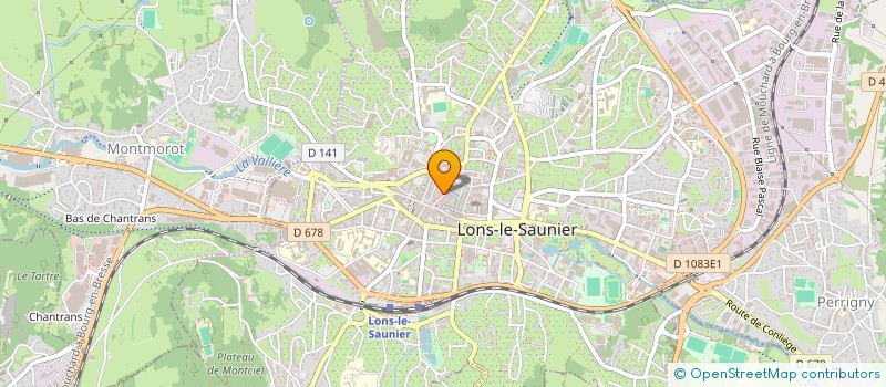 localisation de l'entreprise TOUT POUR LE JARDIN à LONS-LE-SAUNIER