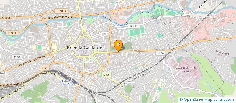 localisation de l'entreprise TOUT POUR LE MAC  BRIVE-LA-GAILLARDE