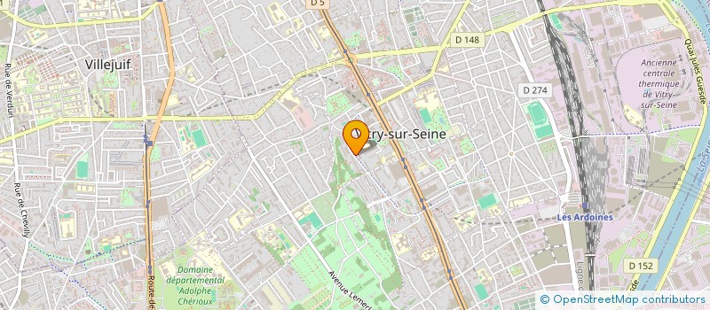 localisation de l'entreprise TOUT POUR LE ROYAUME (TPR) à VITRY-SUR-SEINE