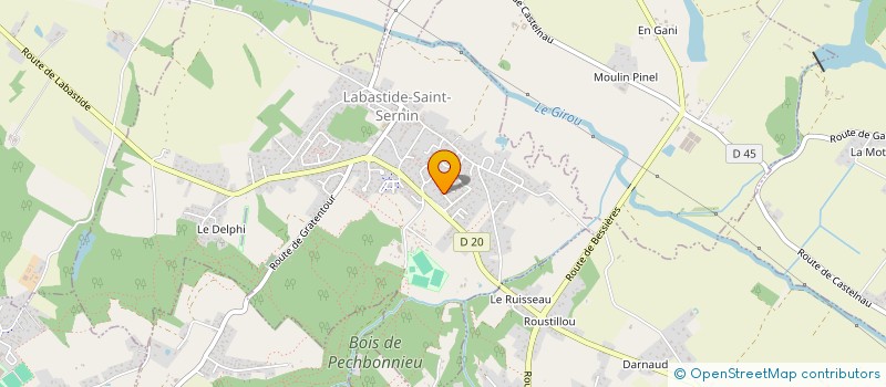 localisation de l'entreprise TOUT POUR LE SPECTACLE à LABASTIDE-SAINT-SERNIN