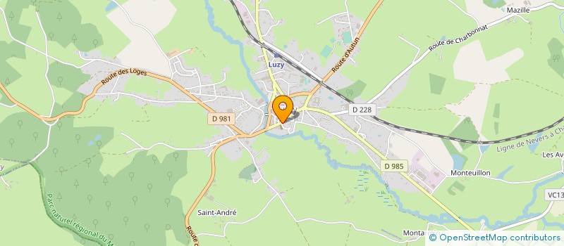 localisation de l'entreprise TOUT POUR LES CH'TIS  LUZY