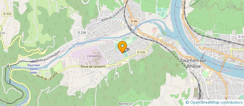localisation de l'entreprise TOUT POUR MA SPORTIVE à TOURNON-SUR-RHONE
