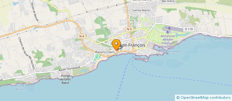 localisation de l'entreprise TOUT POUR PL'HAIR à SAINT-FRANCOIS