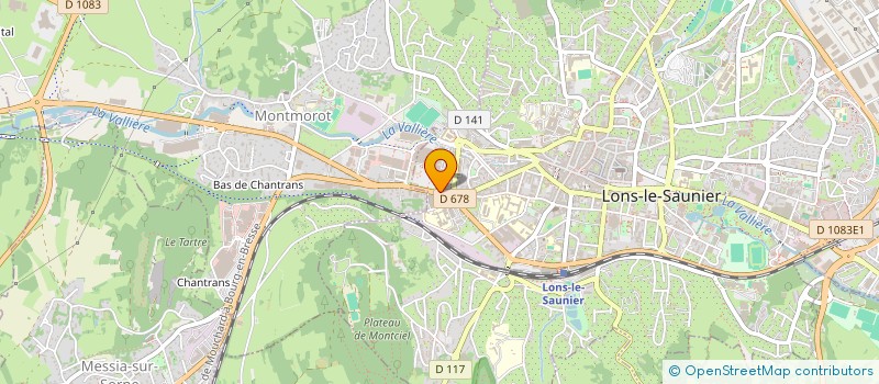 localisation de l'entreprise TOUT POUR TOUS à LONS-LE-SAUNIER
