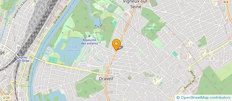 localisation de l'entreprise TOUT POUR VOS MAISONS à DRAVEIL
