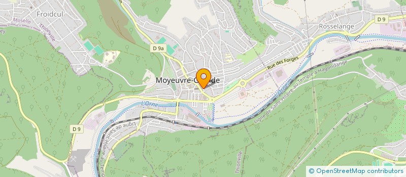 localisation de l'entreprise TOUT POUR VOTRE BATIMENT  MOYEUVRE GRANDE