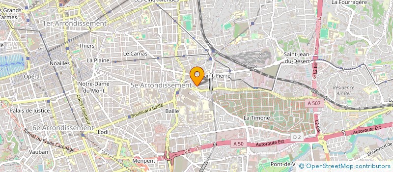 localisation de l'entreprise TOUT POUR VOUS MEOLA ET CIE à MARSEILLE