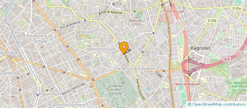 localisation de l'entreprise TOUT POUR VOUS PLAIRE à PARIS