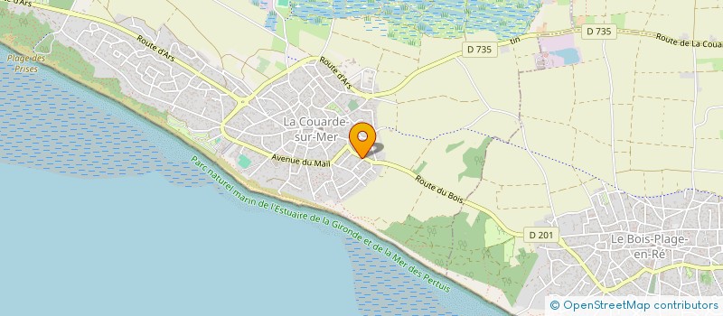 localisation de l'entreprise TOUT PROPRE à LA COUARDE-SUR-MER