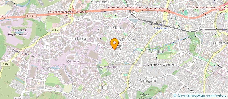localisation de l'entreprise TOUT&PROPRE à COLOMIERS