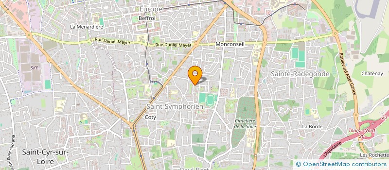 localisation de l'entreprise TOUT PROPRE NETTOYAGE  TOURS