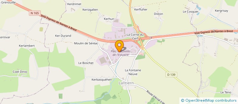 localisation de l'entreprise TOUT PROPRE SERVICES à ARZAL