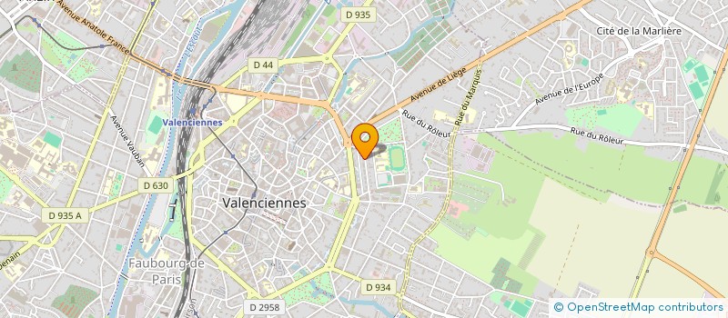localisation de l'entreprise TOUT RESTE A CREER ENSEMBLE  VALENCIENNES