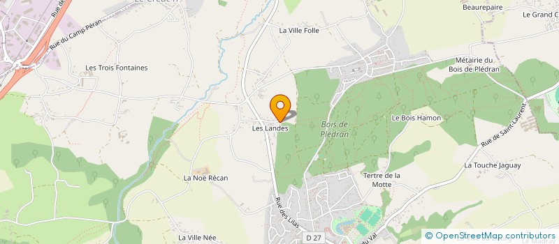 localisation de l'entreprise TOUT SANITAIRE CHAUFFAGE à PLEDRAN