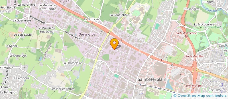 localisation de l'entreprise TOUT SE LOUE RECEPTION à SAINT-HERBLAIN