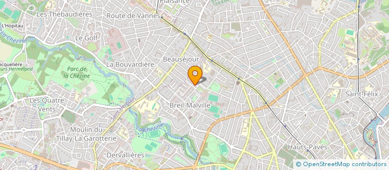 localisation de l'entreprise TOUT SHARE à NANTES