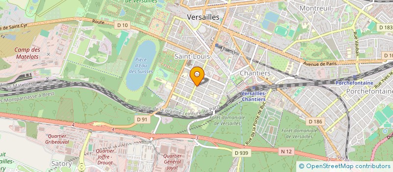 localisation de l'entreprise TOUT SIMPLEMENT CHRISTOPHE à VERSAILLES