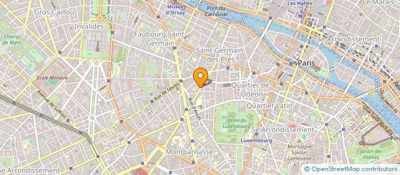 localisation de l'entreprise TOUT SUR L'ECRAN CINEMA  PARIS