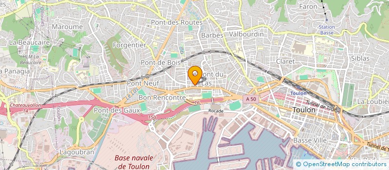 localisation de l'entreprise TOUT TRAVAUX DE MACONNERIE à TOULON